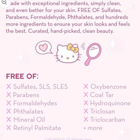 The Crème Shop X Hello Kitty Double Cleanse 2-In-1 Daily Cleanser Makeup Remover - Picture 4 of 6